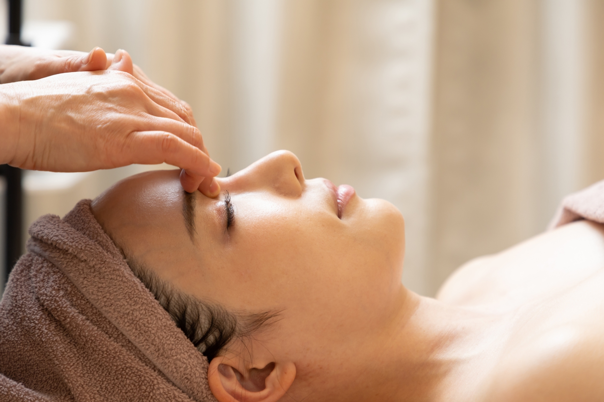 素肌が深呼吸するリラクゼーションフェイシャル